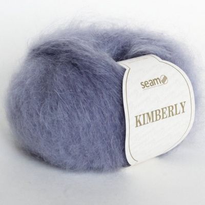 Пряжа SEAM Kimberly (06050 сухая лаванда) Состав: 80% кид мохер 20% полиамид; 25г/210м